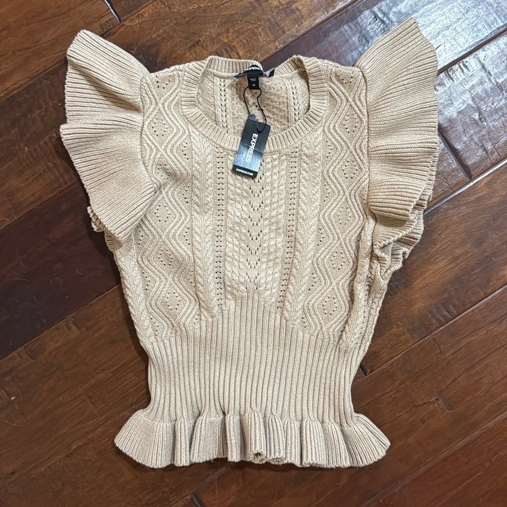 NWT Express Peplum Sweater